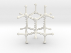 Iceane Pendant in White Natural Versatile Plastic