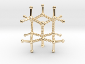 Iceane Pendant in 14K Yellow Gold