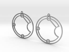 Evie - Earrings - Series 1 in Polished Silver