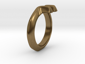Diverto Ring in Natural Bronze