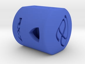 Rotary Shift Knob in Blue Processed Versatile Plastic