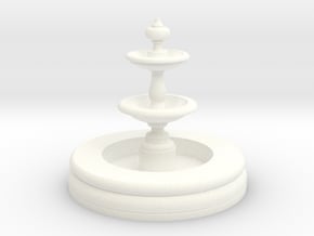 Miniature 1:48 Fountain in White Processed Versatile Plastic