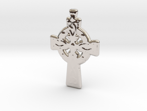 Celtic Cross Pendant in Platinum