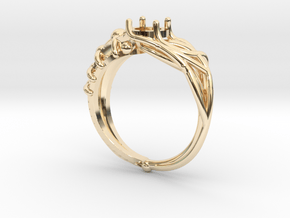 Duality Ring in 14K Yellow Gold