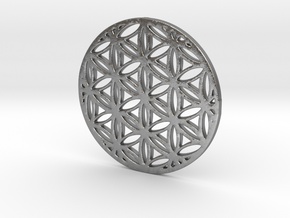 Flower of Life in Natural Silver