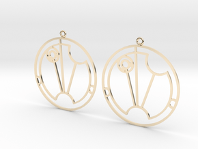 Saskia - Earrings - Series 1 in 14K Yellow Gold