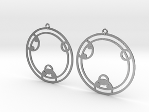 Zoey - Earrings - Series 1 in Natural Silver