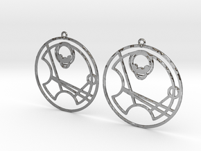 Willow - Earrings - Series 1 in Polished Silver