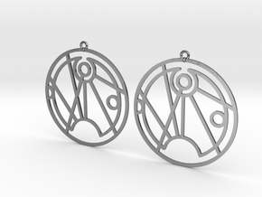 Sofia - Earrings - Series 1 in Polished Silver