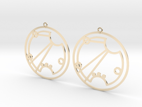 Rosie - Earrings - Series 1 in 14K Yellow Gold