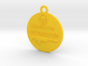 Medallion of Empire in Yellow Processed Versatile Plastic