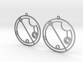 Olivia - Earrings - Series 1 in Polished Silver
