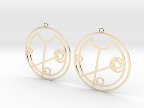 Olive - Earrings - Series 1 in 14K Yellow Gold