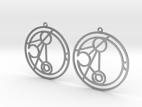 Niamh - Earrings - Series 1 in Natural Silver