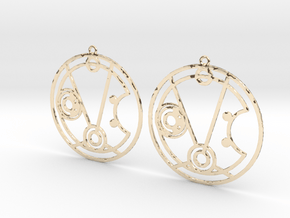 Michelle - Earrings - Series 1 in 14K Yellow Gold