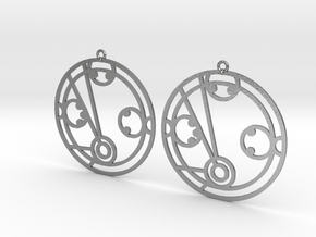 Mikayla - Earrings - Series 1 in Natural Silver
