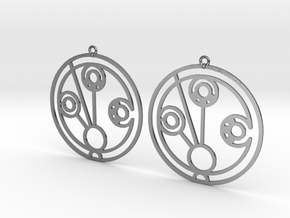 Madeline - Earrings - Series 1 in Polished Silver