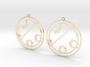 Claire / Klaire - Earrings - Series 1 in 14K Yellow Gold