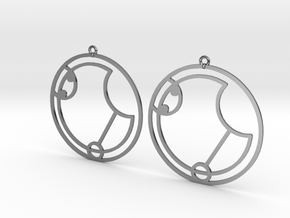 Ivy - Earrings - Series 1 in Fine Detail Polished Silver
