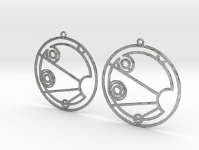 Isabelle - Earrings - Series 1 in Natural Silver