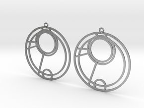 Emma - Earrings - Series 1 in Natural Silver
