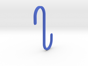 Hook for IKEA GRUNDTAL (17mm / 2.5mm) in Blue Processed Versatile Plastic