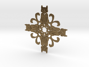 Catflake #2 in Natural Bronze