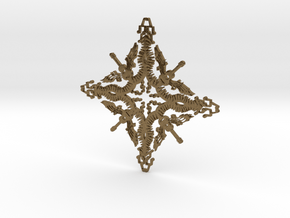 Musician Snowflake in Natural Bronze