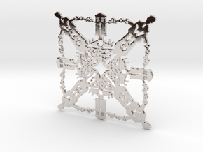 Doctor Who: Tenth Doctor Snowflake in Platinum