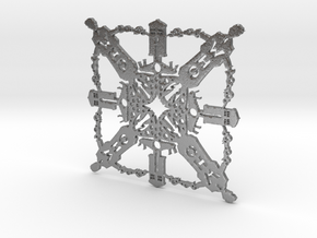 Doctor Who: Tenth Doctor Snowflake in Natural Silver