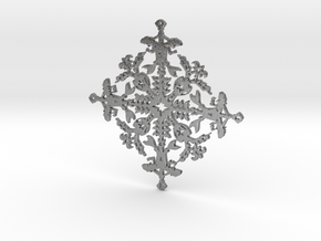 Mermaid Snowflake in Natural Silver