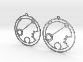 Brianna - Earrings - Series 1 in Polished Silver