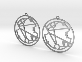 Florence - Earrings - Series 1 in Polished Silver