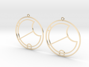 Eva - Earrings - Series 1 in 14K Yellow Gold