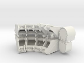 1-16 T55 ENIGMA TURRET Shields in White Natural Versatile Plastic