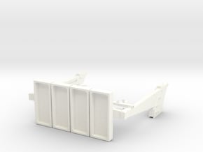 1-16 T55 ENIGMA Turret Rear Shields in White Processed Versatile Plastic