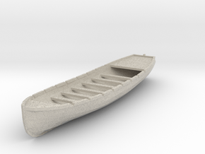 Osage/Neosho 28 ft Longboat. 1/4 Scale in Natural Sandstone