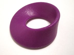 Moebius Band in Purple Processed Versatile Plastic