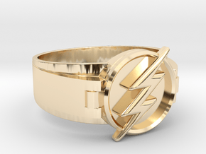 Flash Ring size 8.5 18.5mm  in 14K Yellow Gold