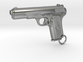 Tokarev Gun in Natural Silver