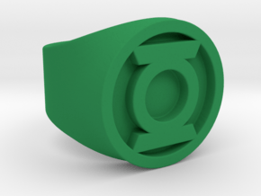 Green Lantern Ring (SIZE 9.5) in Green Processed Versatile Plastic