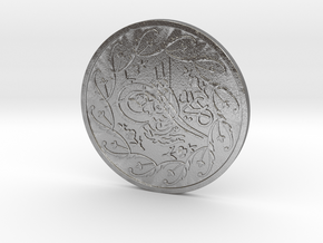 Carlson Coin in Natural Silver