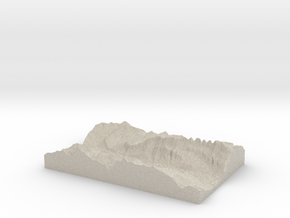 Model of Quinten in Natural Sandstone