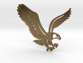 Eagle without hole in Natural Bronze