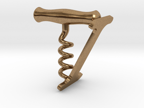 Corkscrew in Natural Brass