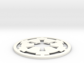 Imperial Cog 3 Inch curved in White Processed Versatile Plastic