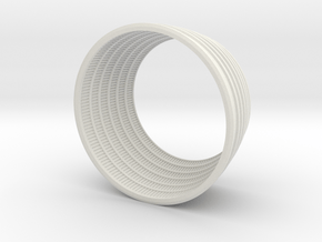 F1 3D Engine Bottom 1:12 in White Natural Versatile Plastic