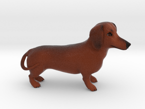 Custom Dog Figurine - Thinka in Full Color Sandstone