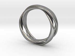 3-Twist Ring in Natural Silver