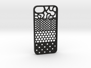 The Texture Case (Iphone 5S) in Black Natural Versatile Plastic